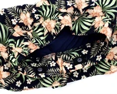 Name It dark sapphire nederdel blomster